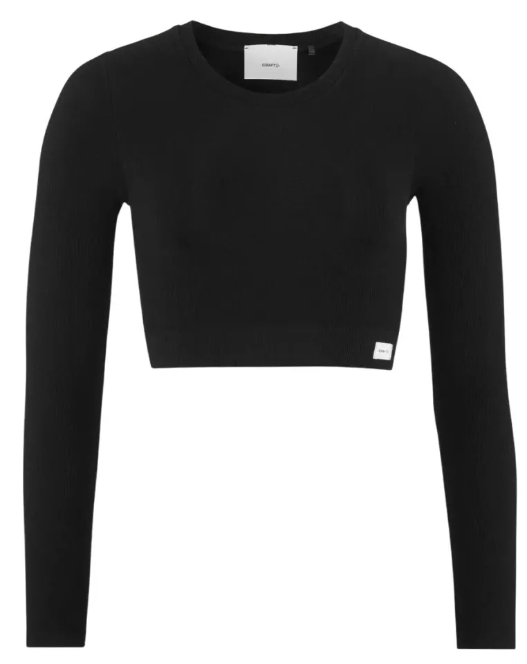 met lange mouwen Craft Collective Rib Cropped T-Shirt Women