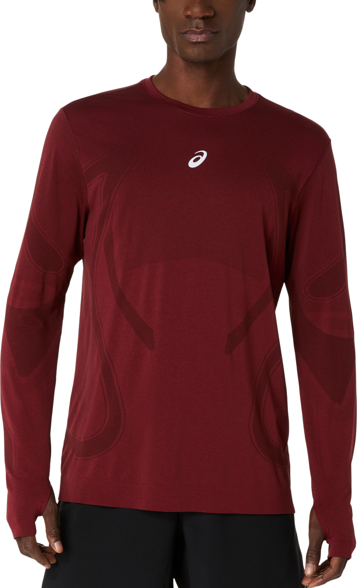 Langarm-T-Shirt Asics ROAD SEAMLESS LS TOP