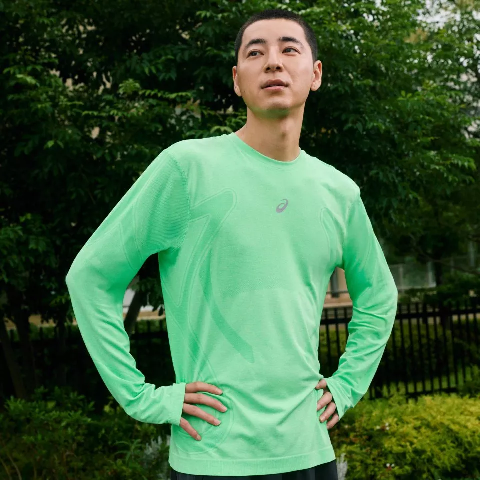 Majica z dolgimi rokavi ASICS ROAD SEAMLESS LS TOP