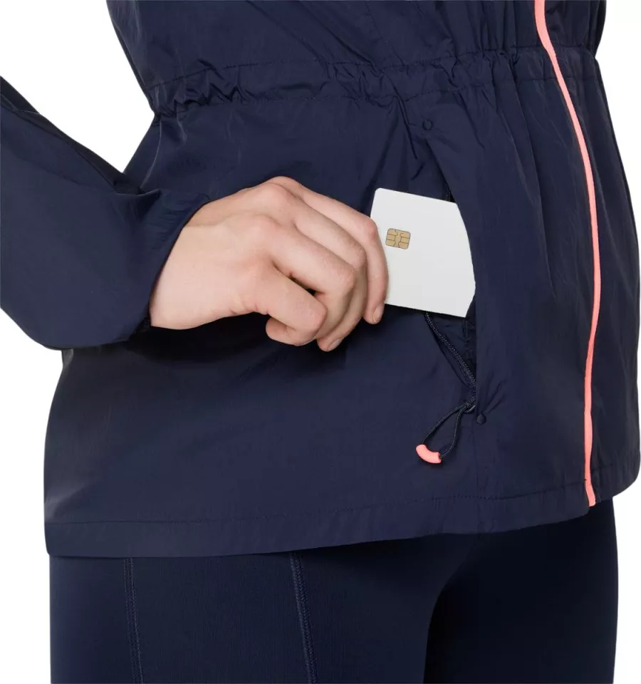 Τζάκετ με κουκούλα ASICS ROAD PACKABLE JACKET