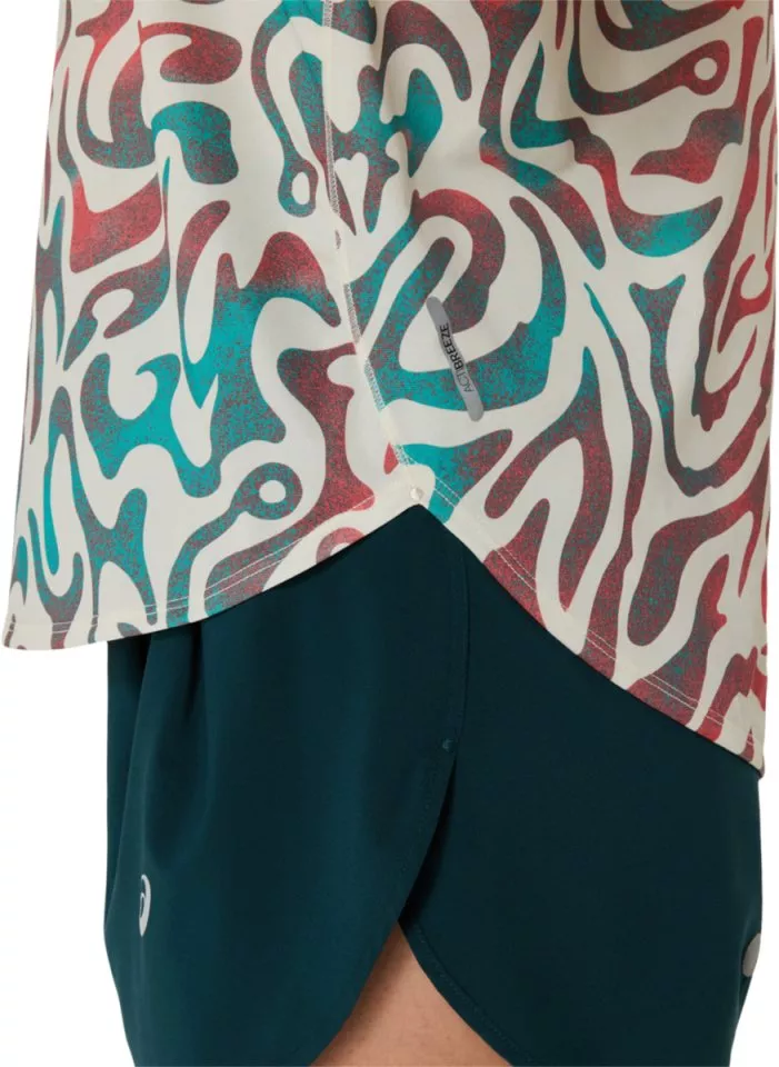 T-shirt Asics ROAD ALL OVER PRINT SS TOP