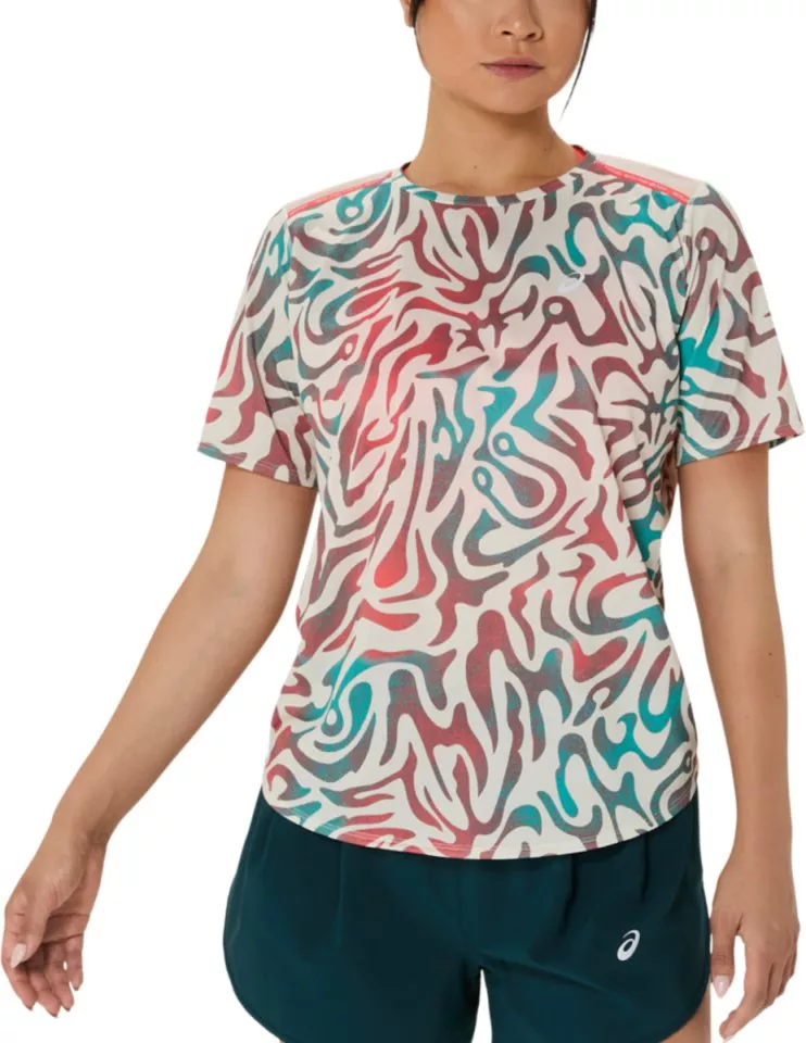 T-shirt Asics ROAD ALL OVER PRINT SS TOP