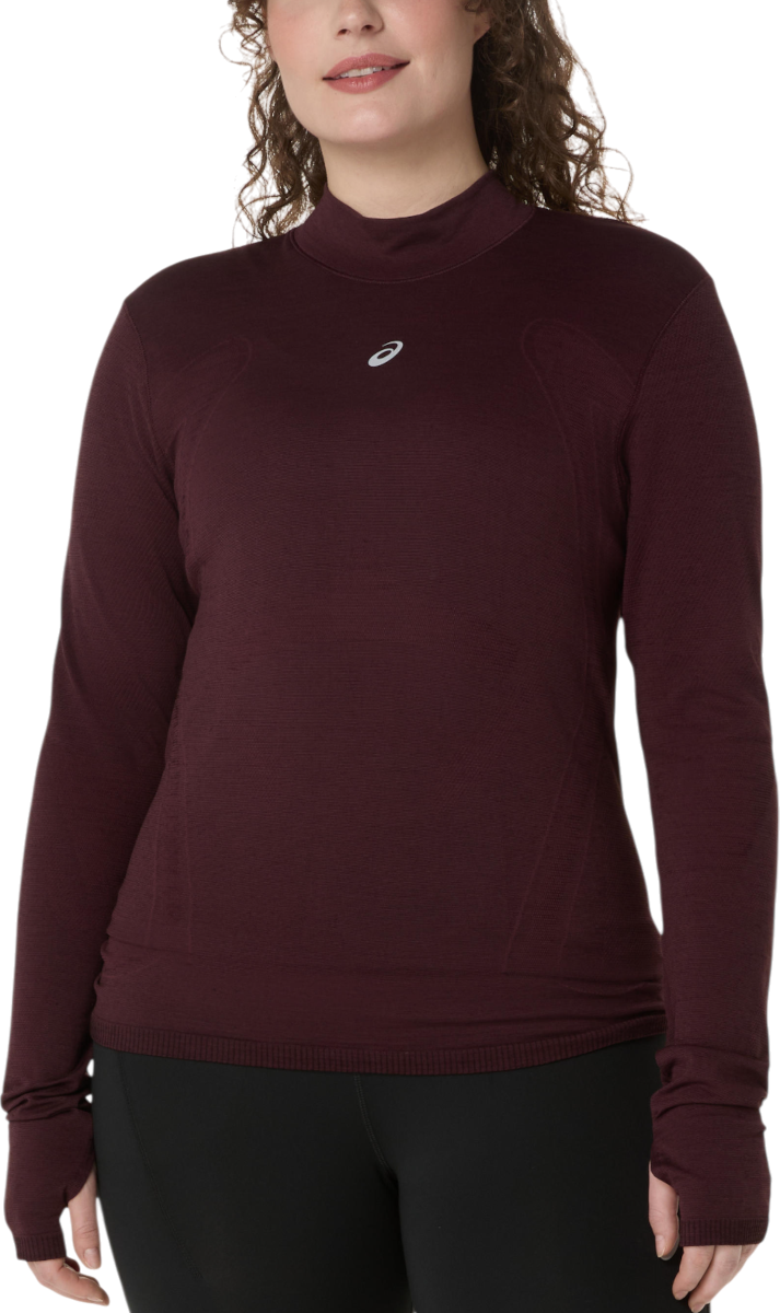 Pitkähihainen t-paita ASICS ROAD WINTER SEAMLESS LS TOP