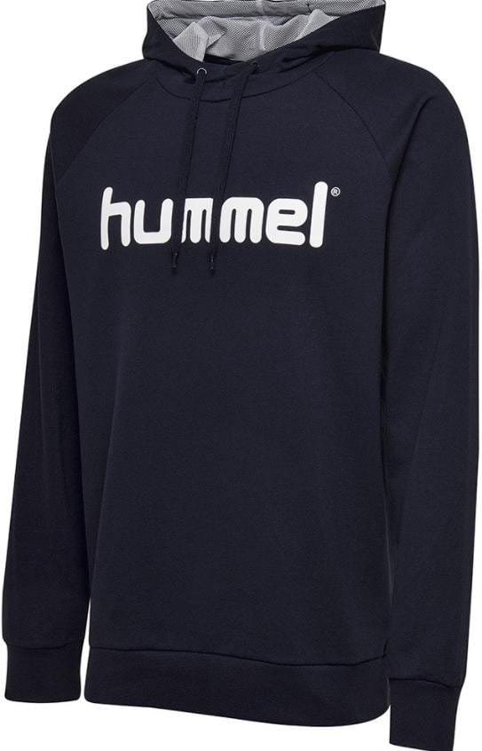 Hanorac cu gluga Hummel GO COTTON LOGO HOODIE