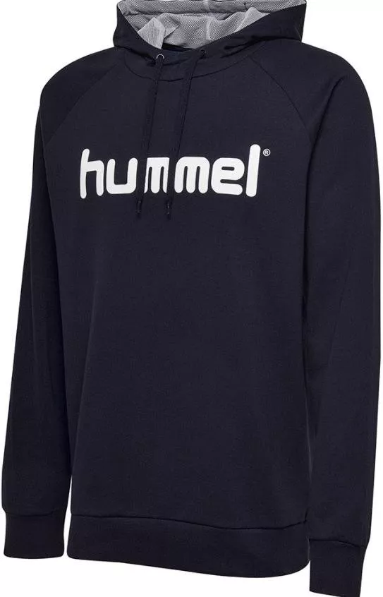 Hanorac cu gluga Hummel GO COTTON LOGO HOODIE