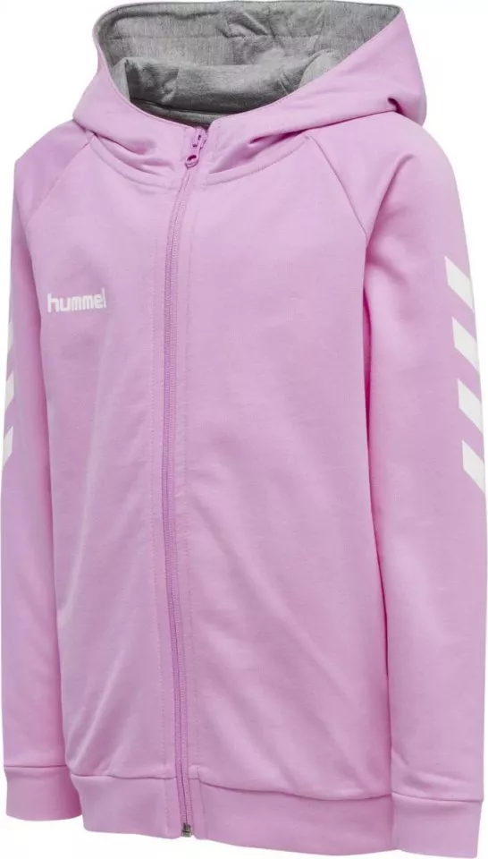 Hanorac cu gluga Hummel GO KIDS COTTON ZIP HOODIE