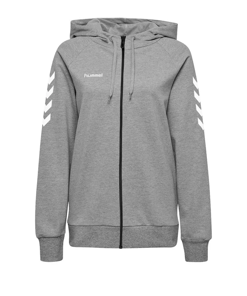 Hummel GO COTTON ZIP HOODIE WOMAN Kapucnis melegítő felsők