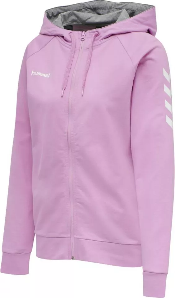 Φούτερ-Jacket με κουκούλα Hummel GO COTTON ZIP HOODIE WOMAN