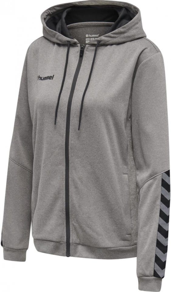 Hanorac cu gluga Hummel AUTHENTIC POLY ZIP HOODIE WOMAN
