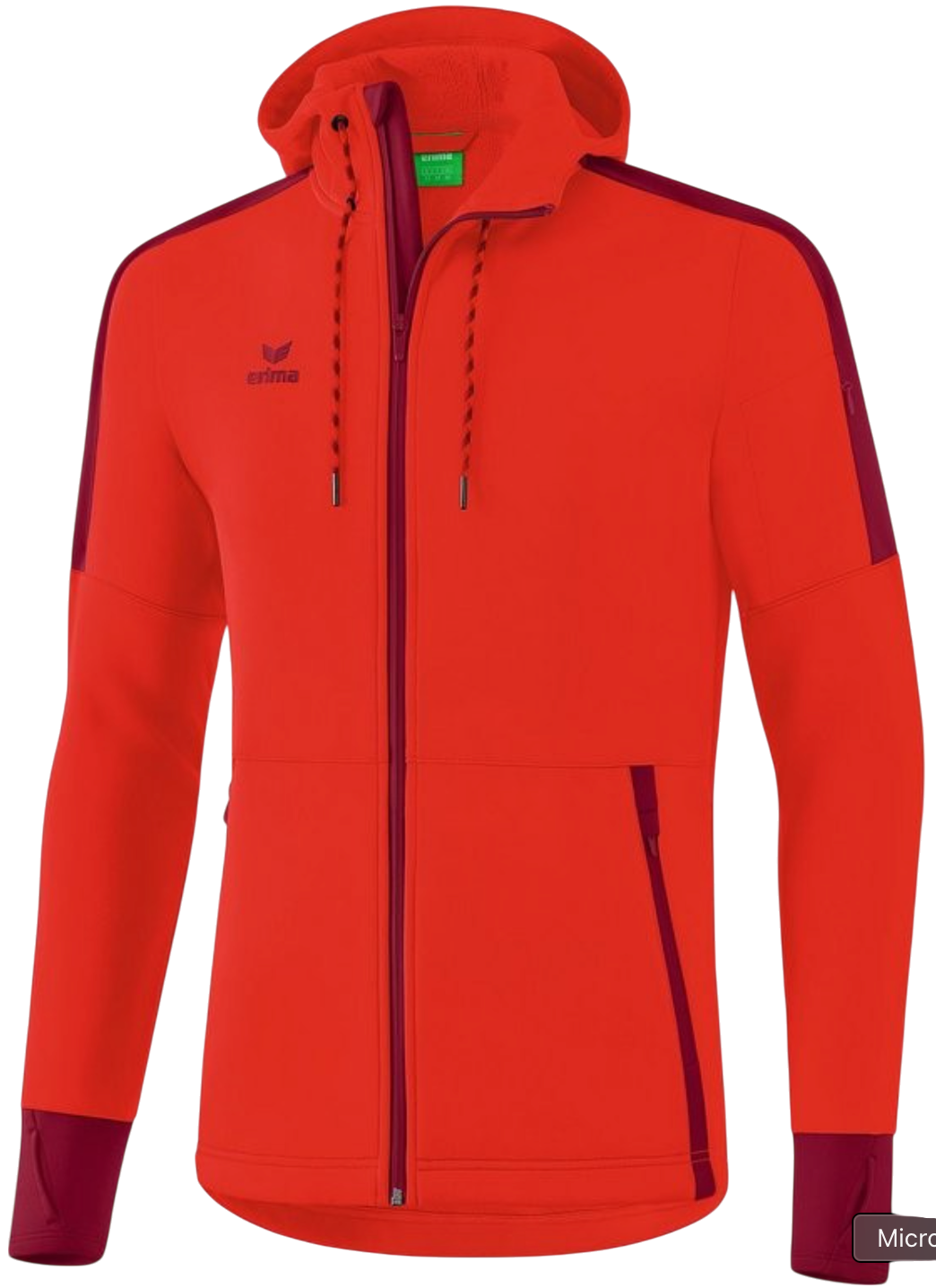 Unisex mikina s kapucí Erima Sweat