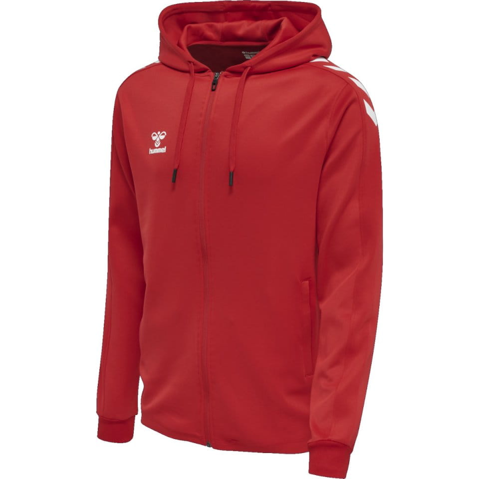Sudadera con capucha Hummel CORE XK POLY ZIP HOOD SWEAT