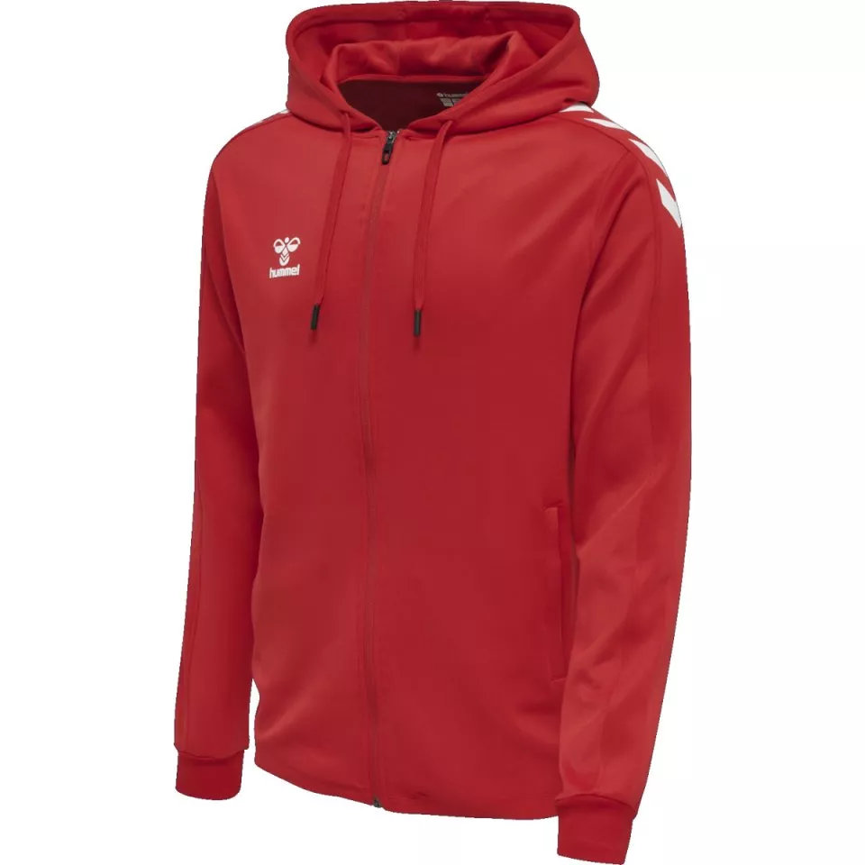 Sudadera con capucha Hummel CORE XK POLY ZIP HOOD SWEAT