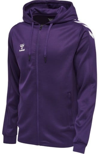 Majica s kapuljačom Hummel CORE XK POLY ZIP HOOD SWEAT