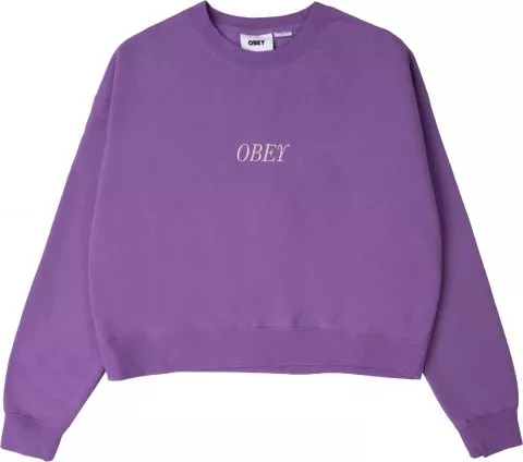 Obey Ornate Crew Fleece Sweatshirt W
