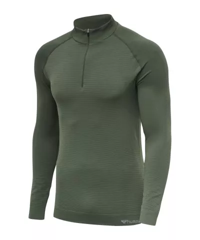 Hummel hmlstroke Seamless HalfZip Sweatshirt