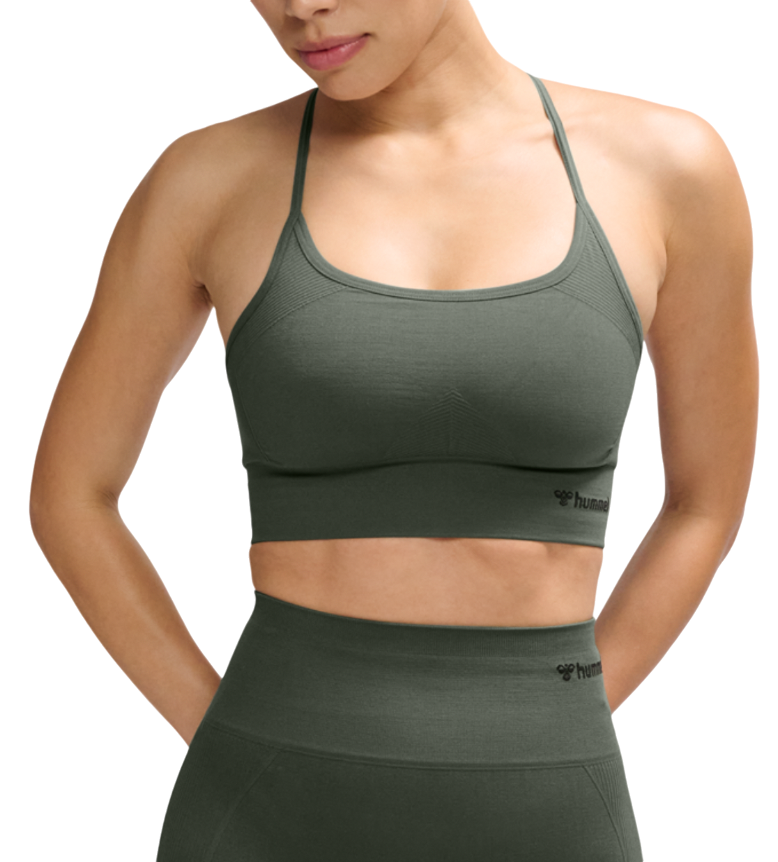Bustiera Hummel hmlTIFFY SEAMLESS SPORTS TOP
