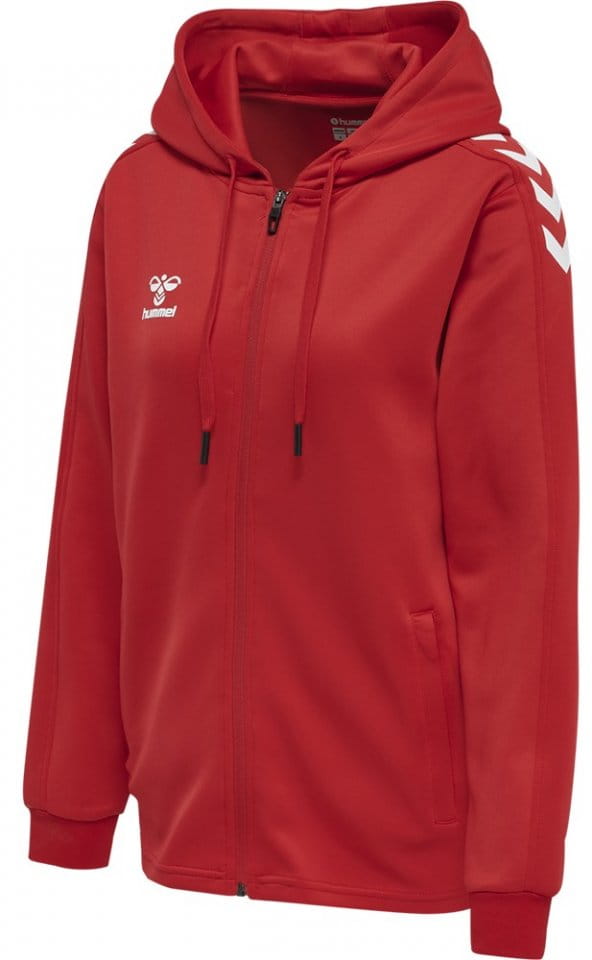Φούτερ-Jacket με κουκούλα Hummel CORE XK POLY ZIP HOOD SWEAT WOMAN