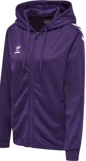 Hanorac cu gluga Hummel CORE XK POLY ZIP HOOD SWEAT WOMAN