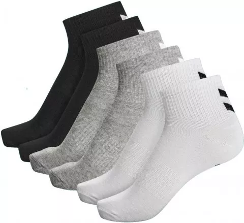 CHEVRON 6-PACK MID CUT SOCKS