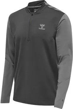 Hummel PRO GRID HALF ZIP TRAINING L/S Hosszú ujjú póló