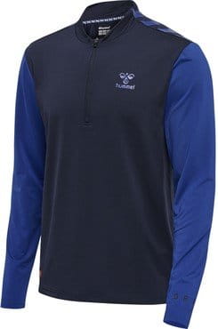 Hummel PRO GRID HALF ZIP TRAINING L/S Hosszú ujjú póló