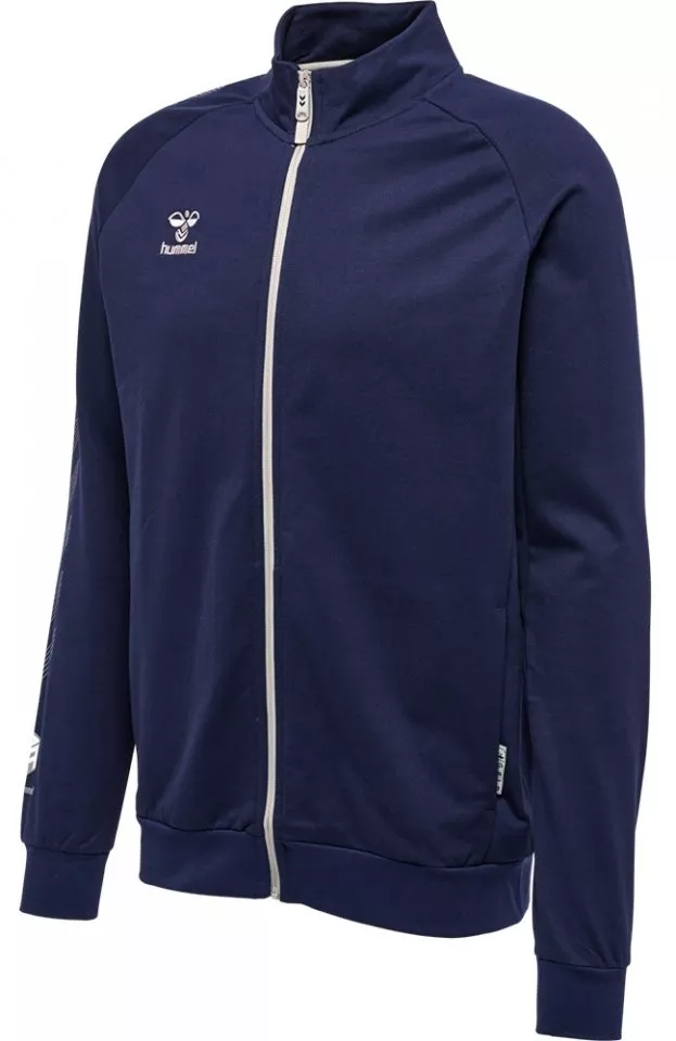 Φούτερ-Jacket με κουκούλα Hummel hmlMOVE GRID COT. ZIP JACKET