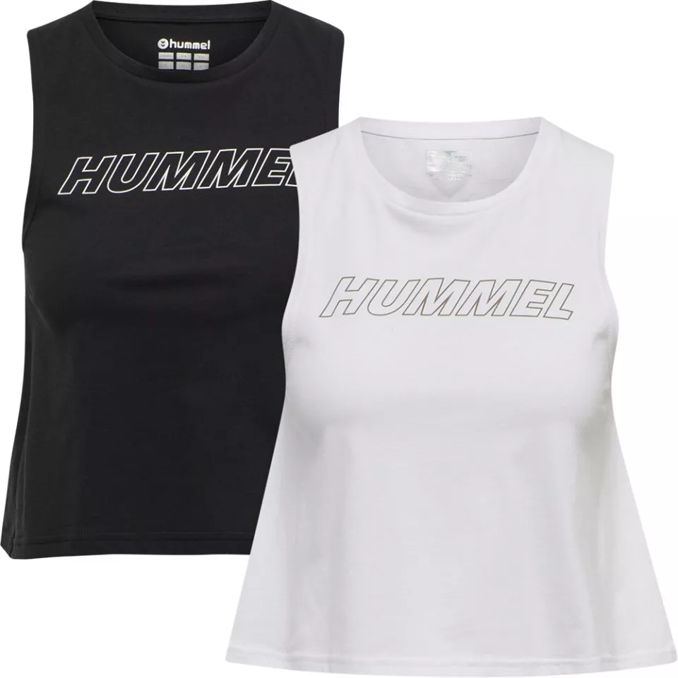 Αμάνικο Hummel hmlTE CALI 2-PACK CROP COT TANKTOP