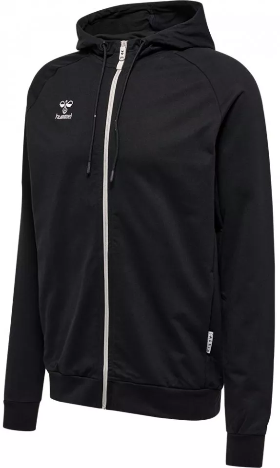 Суитшърт с качулка Hummel hmlMOVE GRID COTTON ZIP HOODIE