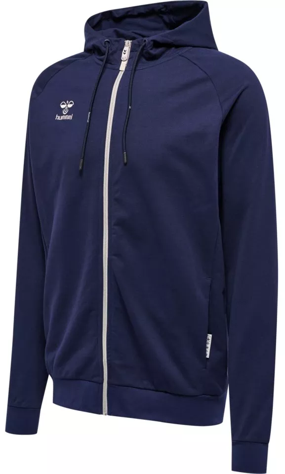 Hanorac cu gluga Hummel hmlMOVE GRID COTTON ZIP HOODIE
