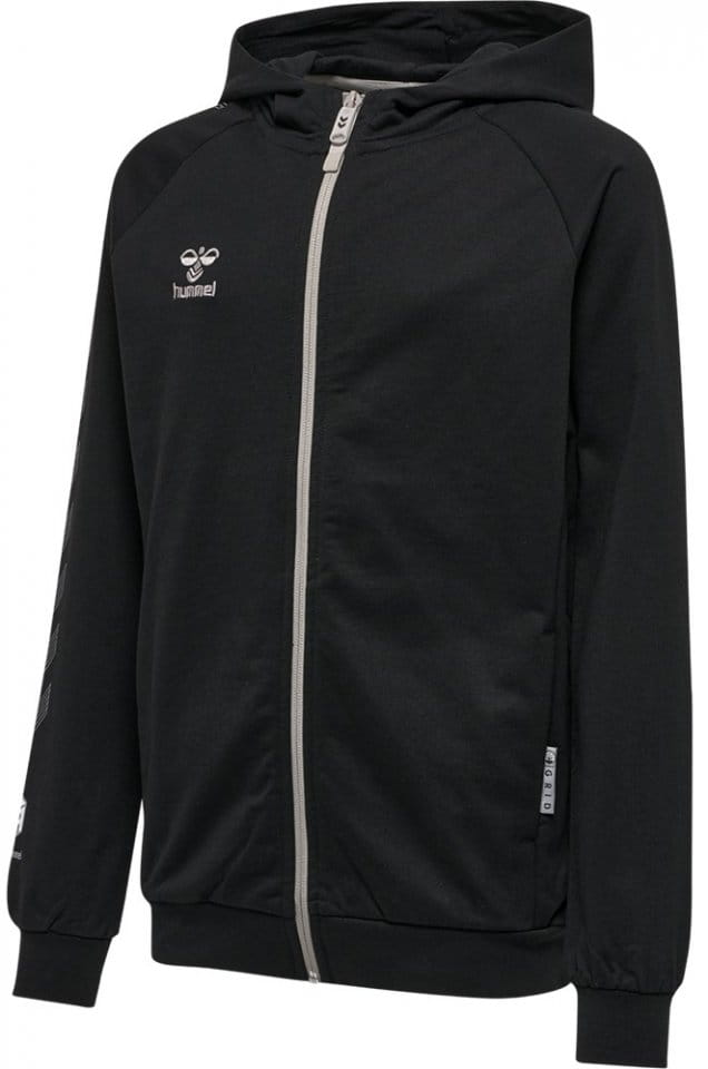 Φούτερ-Jacket με κουκούλα Hummel hmlMOVE GRID COTTON ZIP HOODIE KIDS
