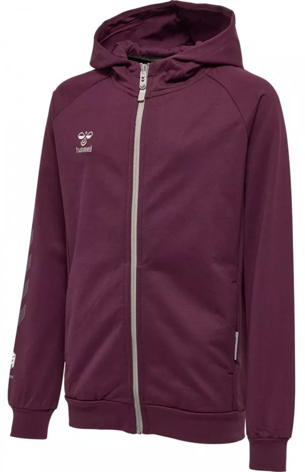 Φούτερ-Jacket με κουκούλα Hummel hmlMOVE GRID COTTON ZIP HOODIE KIDS