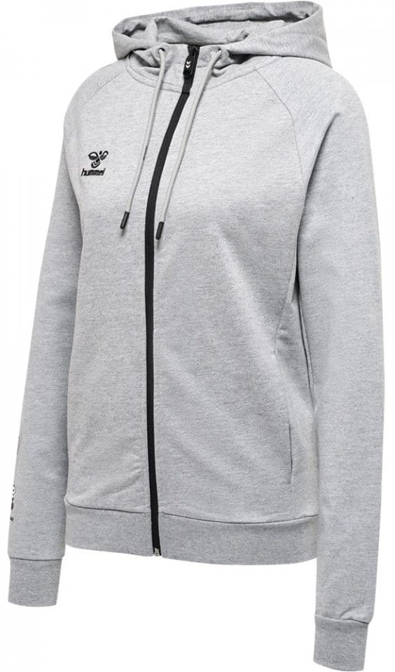 Суитшърт с качулка Hummel hmlMOVE GRID COT. ZIP HOODIE WOMAN