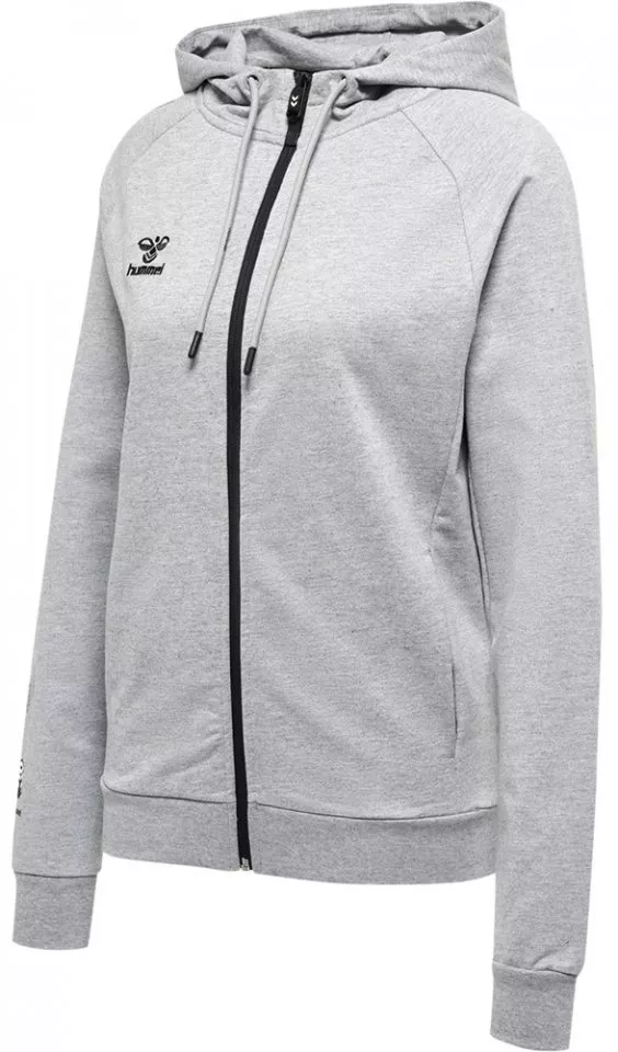 Суитшърт с качулка Hummel hmlMOVE GRID COT. ZIP HOODIE WOMAN