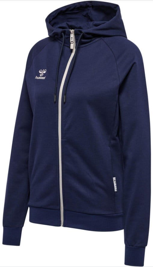Felpe con cappuccio Hummel hmlMOVE GRID COT. ZIP HOODIE WOMAN