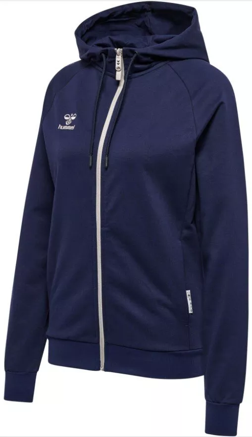 Felpe con cappuccio Hummel hmlMOVE GRID COT. ZIP HOODIE WOMAN