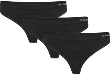 Hummel JUNO 3 PACK SEAMLESS THONG Alsónadrágok