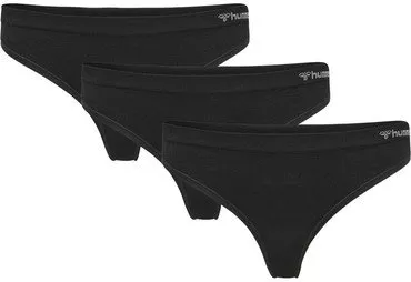 Hummel JUNO 3 PACK SEAMLESS THONG Alsónadrágok