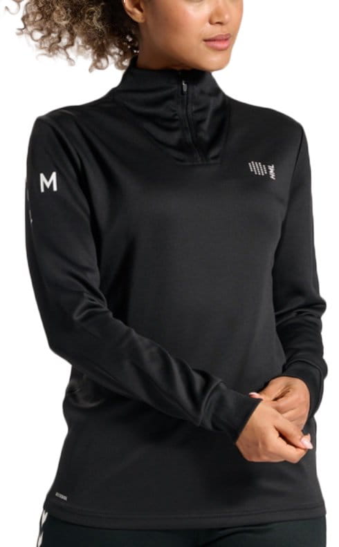 Φούτερ-Jacket Hummel hmlCOURT HALF ZIP L/S WOMAN