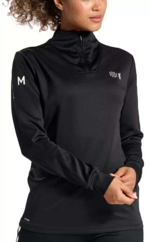 Φούτερ-Jacket Hummel hmlCOURT HALF ZIP L/S WOMAN