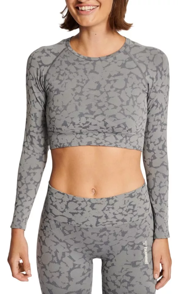 Camiseta Hummel hmlMT PI SEAMLESS CROP T-SHIRT L/S