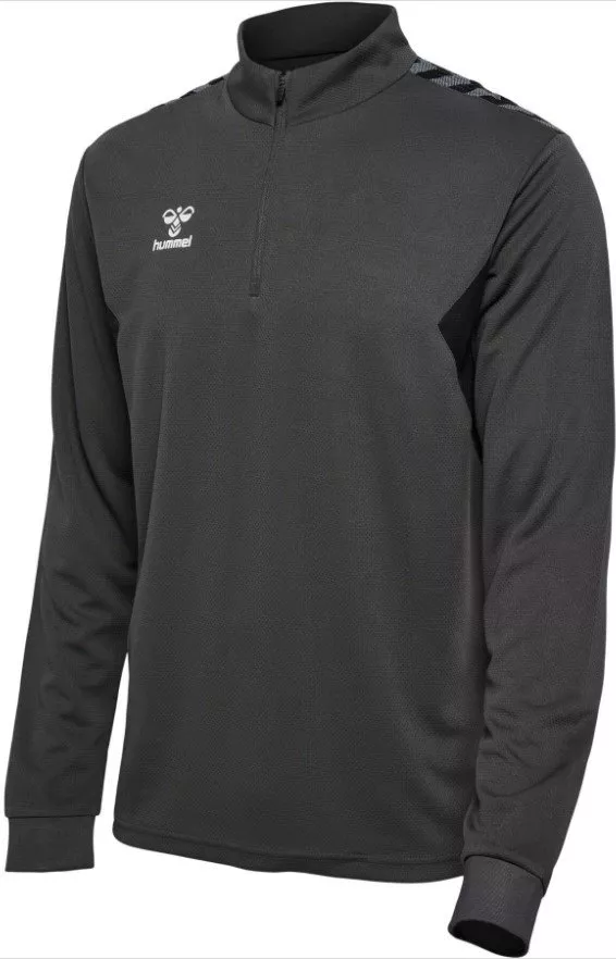 Hummel HMLAUTHENTIC HALF ZIP SWEAT Melegítő felsők