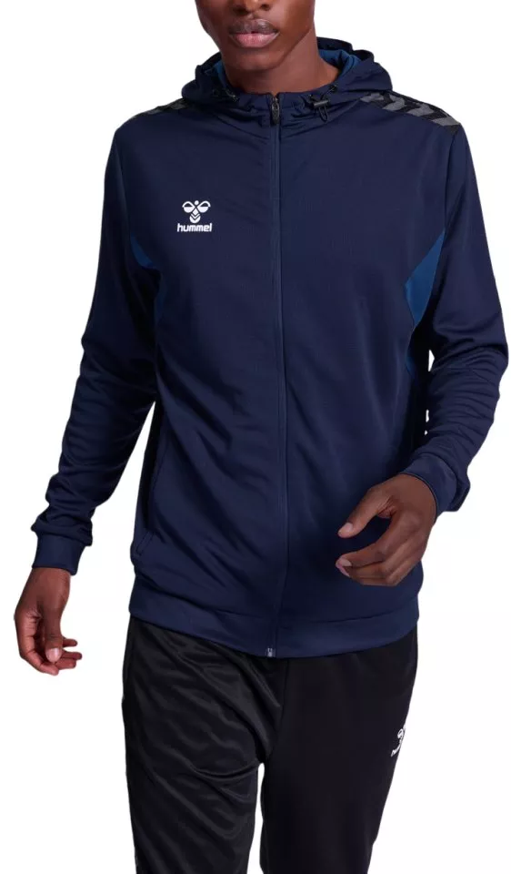 Суитшърт с качулка Hummel HMLAUTHENTIC PL ZIP HOODIE