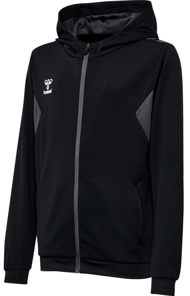Hummel HMLAUTHENTIC PL ZIP HOODIE KIDS Kapucnis melegítő felsők