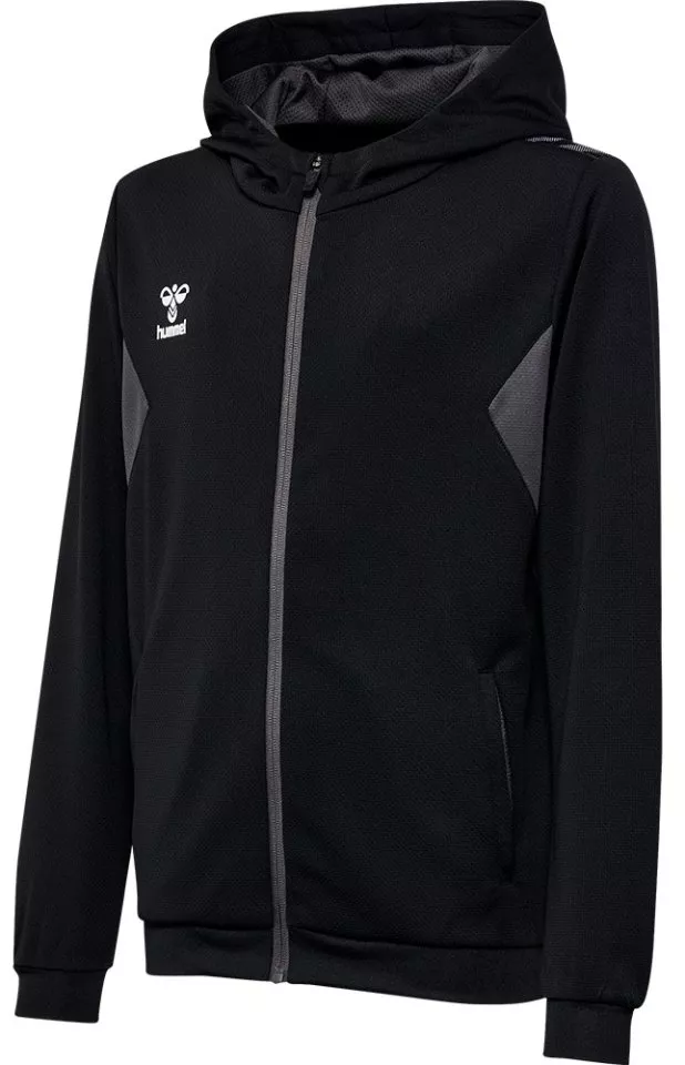 Hummel HMLAUTHENTIC PL ZIP HOODIE KIDS Kapucnis melegítő felsők