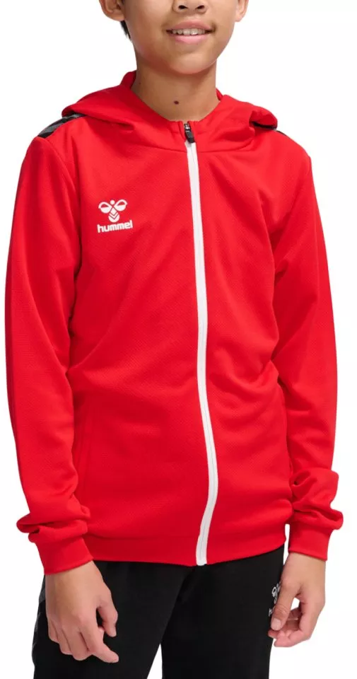 Sweatshirt med huva Hummel HMLAUTHENTIC PL ZIP HOODIE KIDS