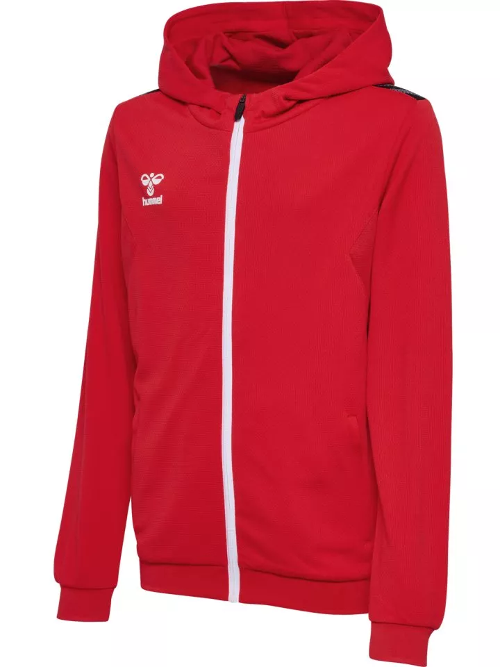 Sweatshirt med huva Hummel HMLAUTHENTIC PL ZIP HOODIE KIDS