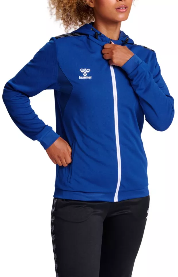 Φούτερ-Jacket με κουκούλα Hummel HMLAUTHENTIC PL ZIP HOODIE WOMAN