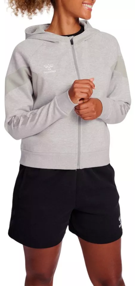 Hanorac cu gluga Hummel HMLTRAVEL ZIP HOODIE WOMAN
