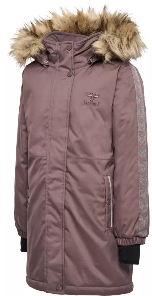 Jacheta cu gluga Hummel HMLLEAF TEX COAT