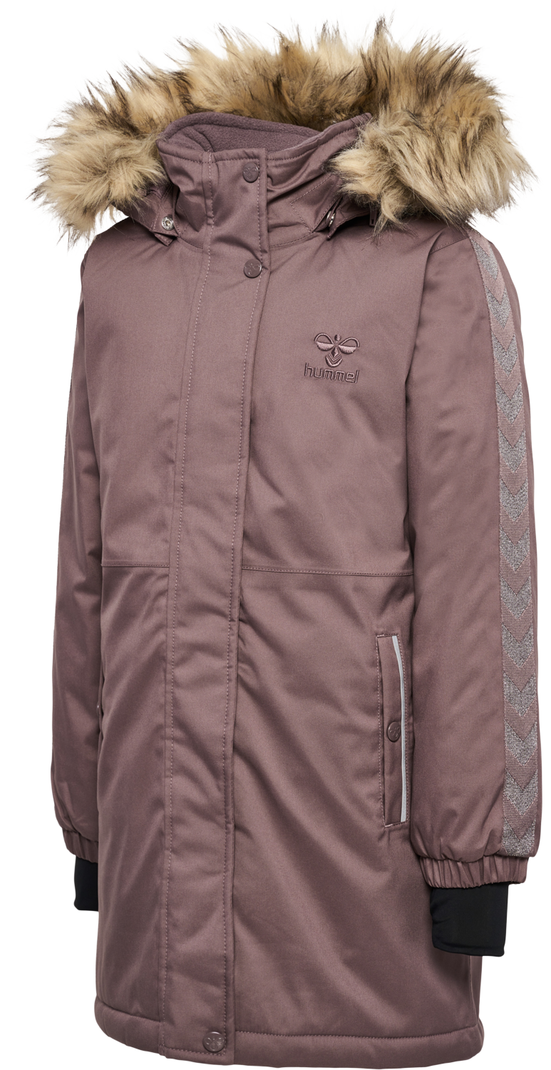 Jacheta cu gluga Hummel HMLLEAF TEX COAT